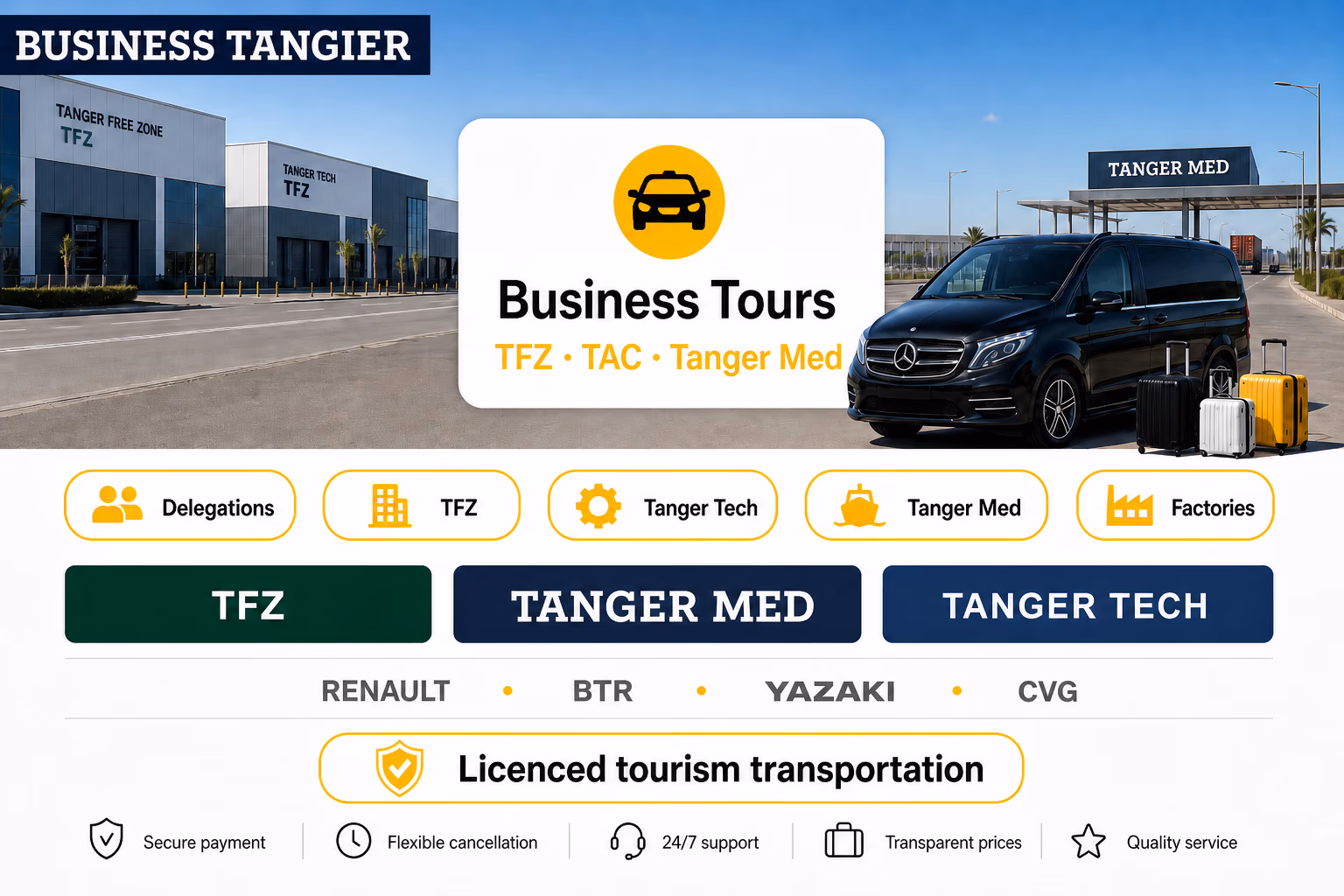 Business Tangier Tours — TFZ, Tanger Med and Tanger Tech with Northy